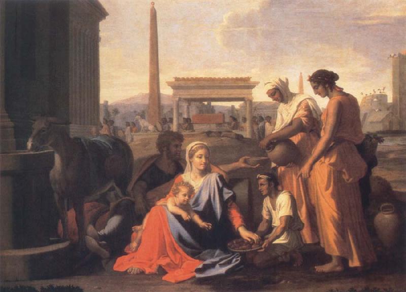 Nicolas Poussin The Holy Family in Egypt France oil painting art